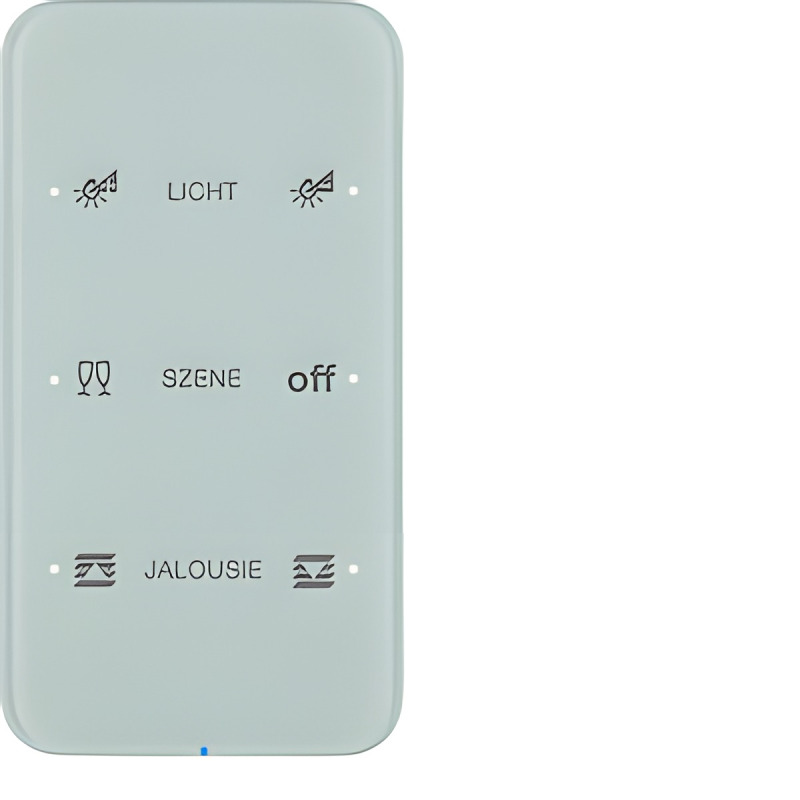 HAG 75143160 Dotykový sensor 3-násobný komfort, Berker R.1, sklo, bílá