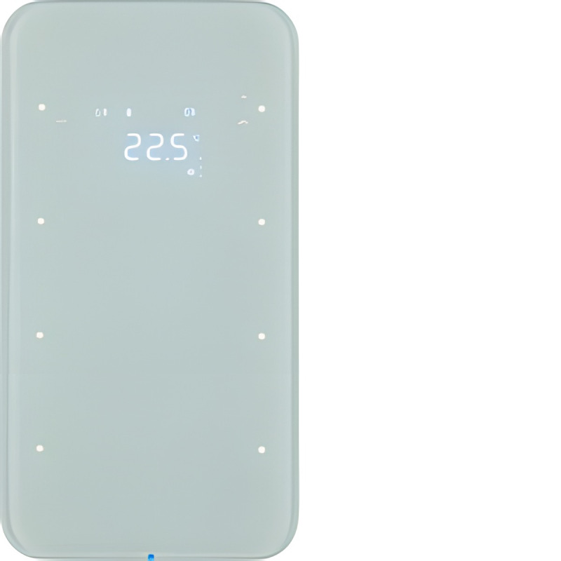 HAG 75643060 Dotykový sensor 3-násobný s termostatem, Berker R.1, sklo, bílá