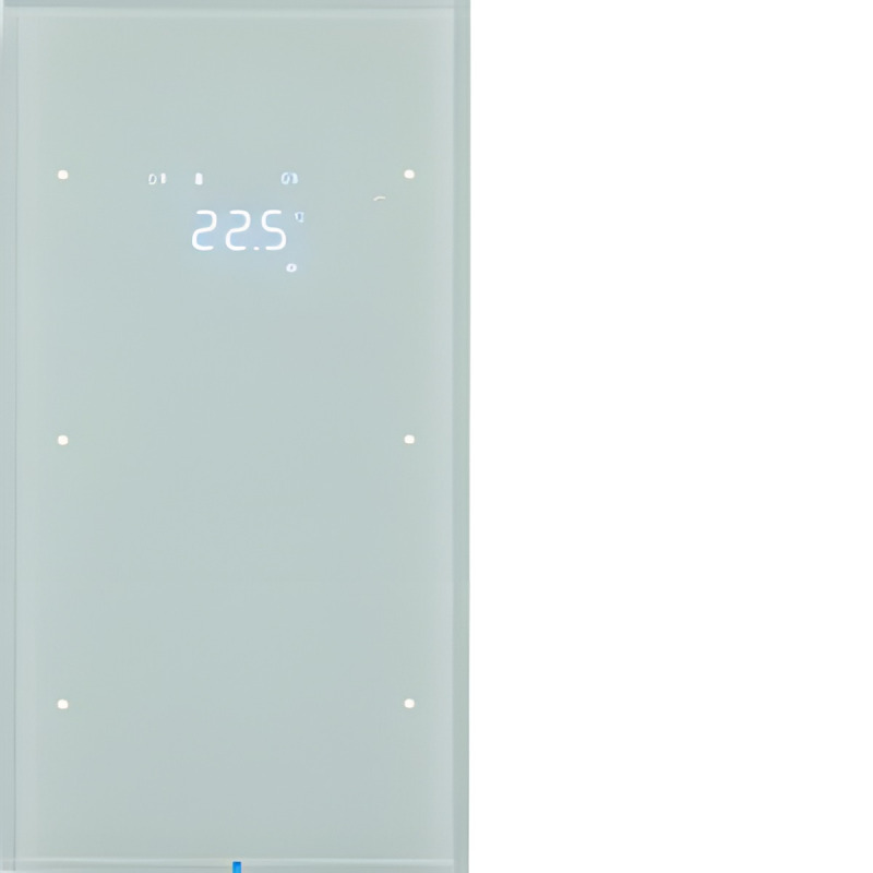 HAG 75642050 Dotykový sensor 2-násobný s termostatem, Berker R.3, sklo, bílá