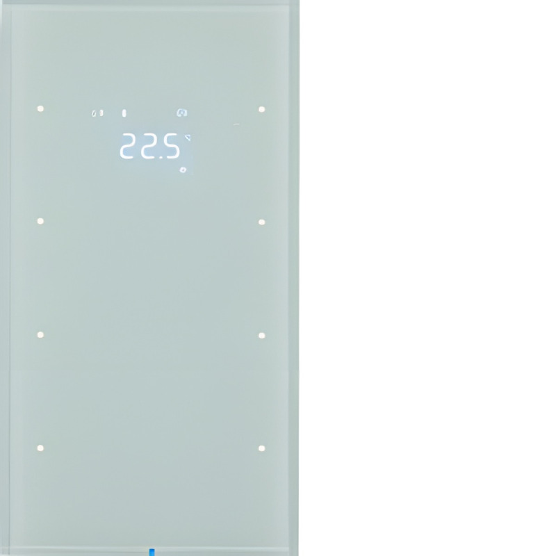 HAG 75643050 Dotykový sensor 3-násobný s termostatem, Berker R.3, sklo, bílá