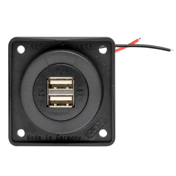 USB zásuvka Berker - 12V, antracit Varianta: USB-Ladesteckdose 12V ant