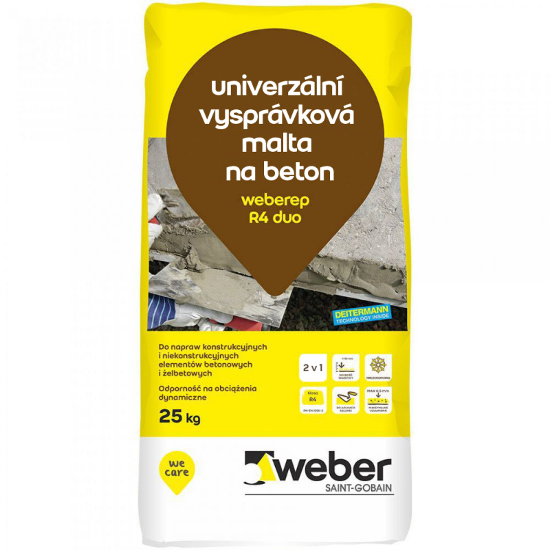 Malta univerzální vysprávková na beton weberrep R4 duo 20kg