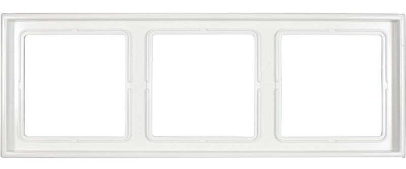 Rámeček 3násobný JUNG LS 983 WW / duroplast / bílá Varianta: ivi1
