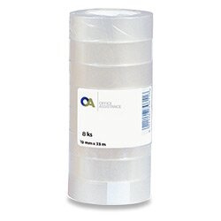 Adhesive tape - samolepicí pásky - 19 mm x 33 m, 8 ks