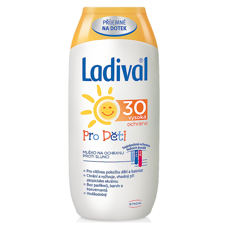 Ladival Pro Děti dětské mléko na opalování SPF 30 200 ml
