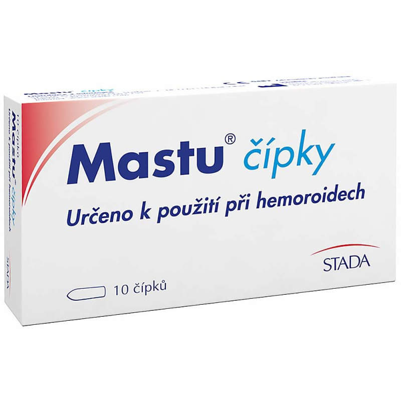 Mastu čípky supp. 10ks