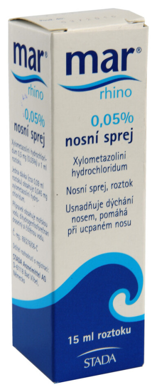 Mar rhino 0.05% nosní sprej 15 ml