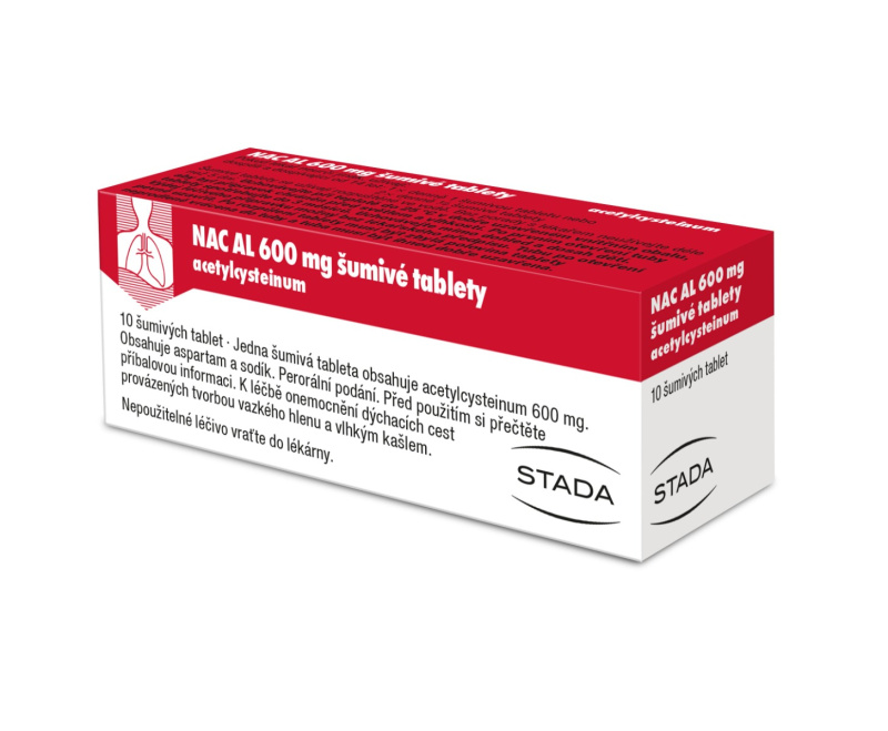 NAC AL 600 mg šumivé tablety 10 kusů