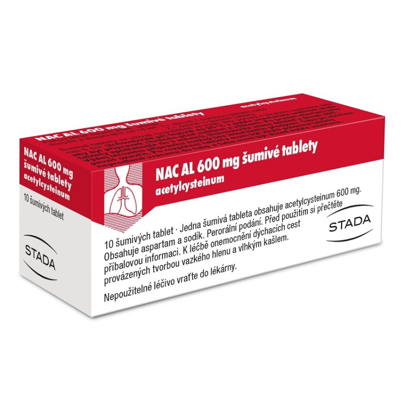 NAC AL 600 mg šumivé tablety 10 kusů