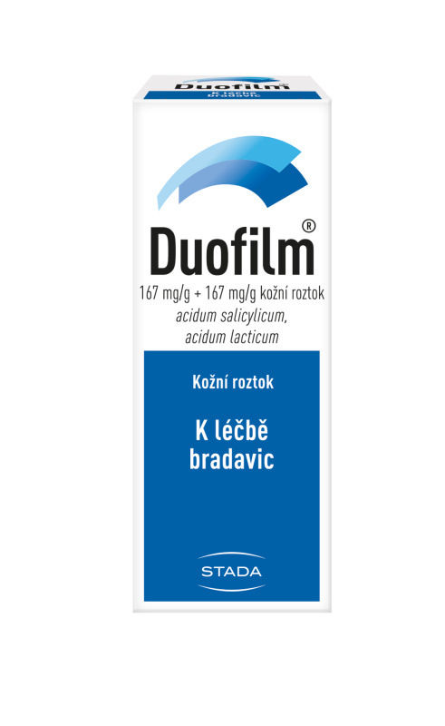 DUOFILM 167MG/G+167MG/G Kožní roztok 15ML