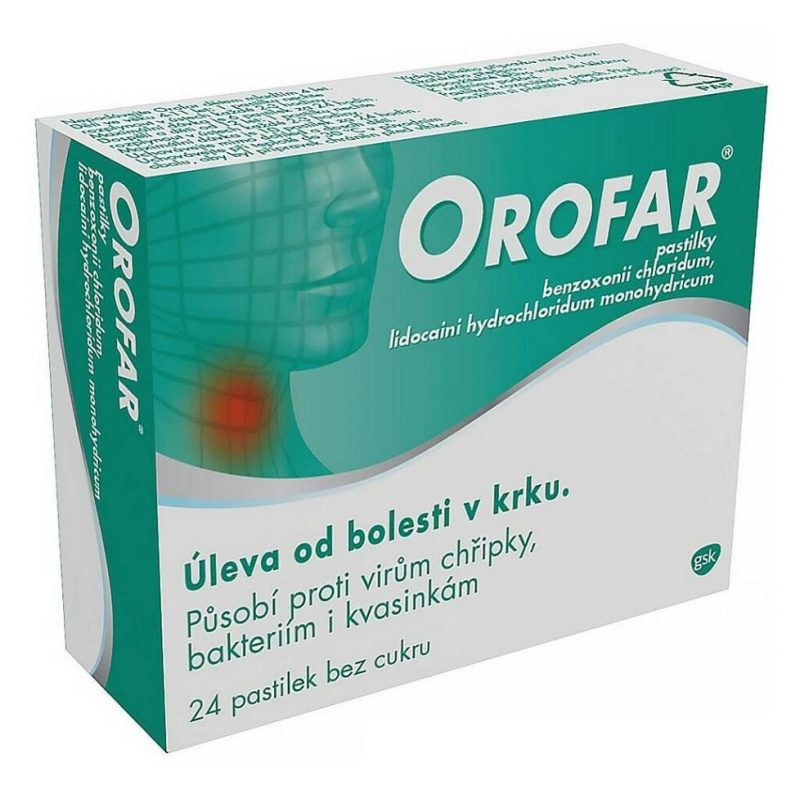 Orofar 24 pastilek