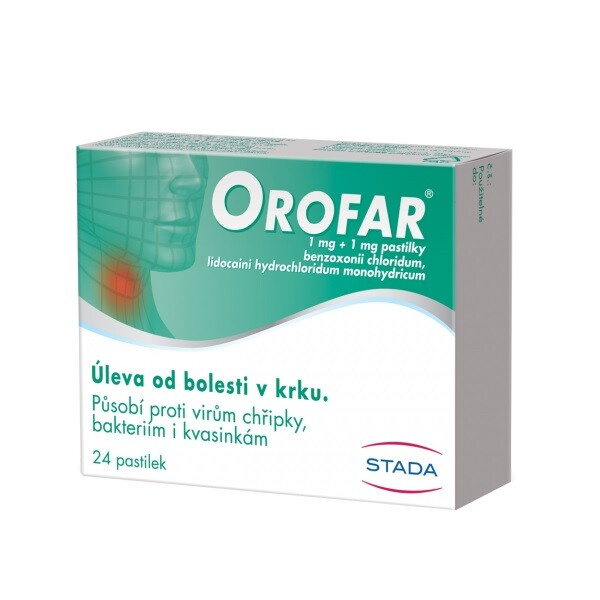 Orofar 24 pastilek