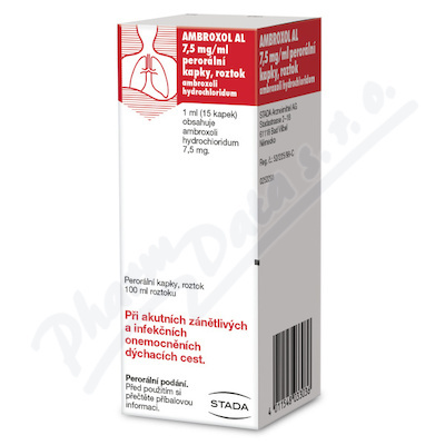 AMBROXOL AL Kapky 750 mg 100 ml