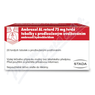 AMBROXOL AL retard 75 mg tvrdé tobolky s prodlouženým uvolňováním 20 kusů