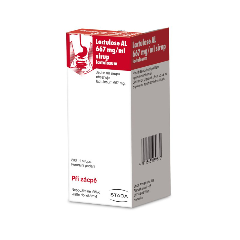 LACTULOSE AL 667MG/ML sirup 1X200ML