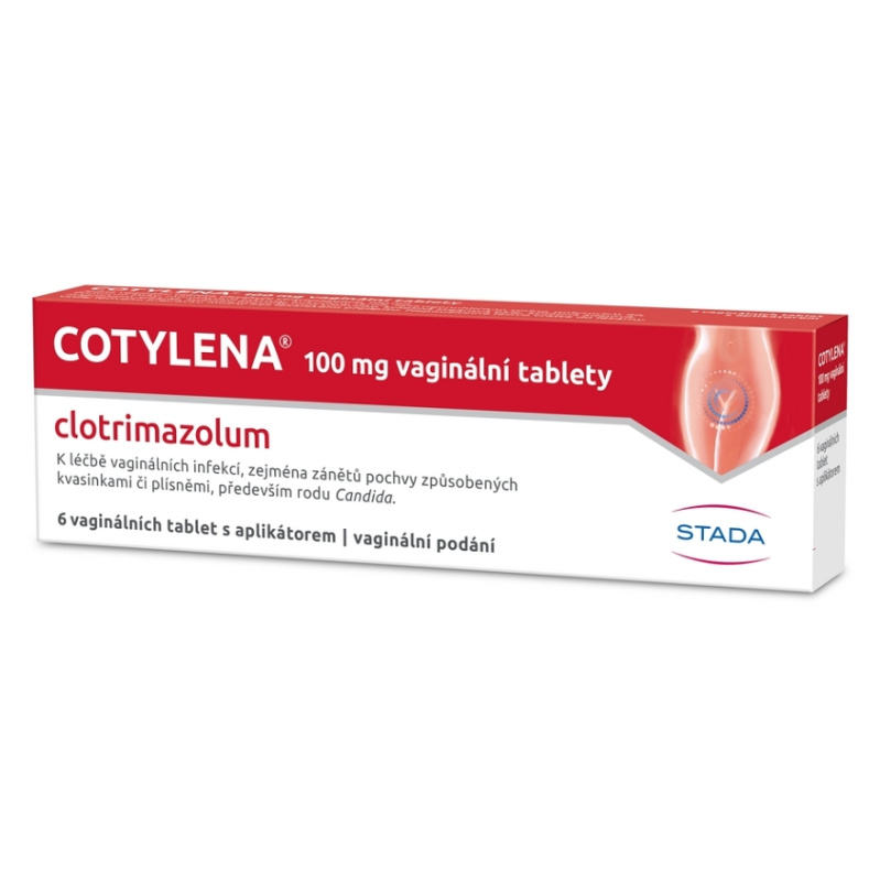 COTYLENA 100MG Vaginální tableta 6