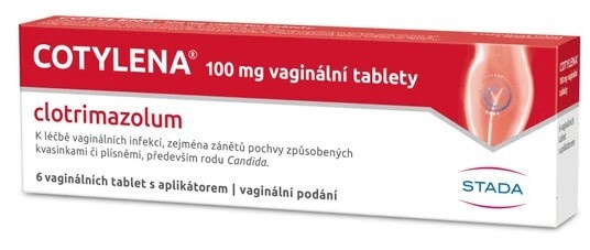 COTYLENA 100MG Vaginální tableta 6