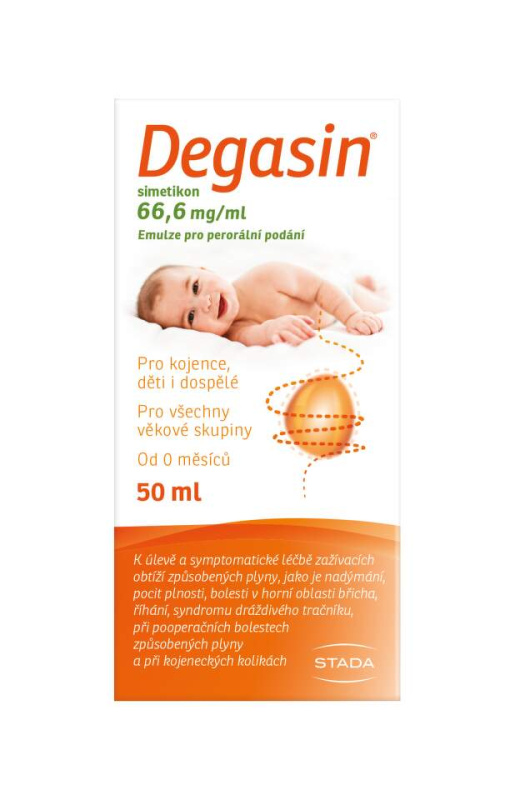 DEGASIN Simetikon 66.6 mg/ml emulze nadýmání 50 ml