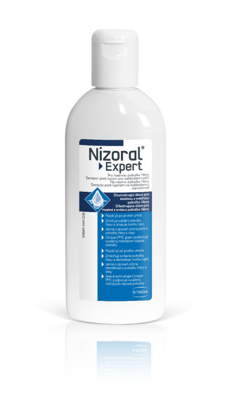 Nizoral Expert jemný čisticí šampon proti mastným lupům 200 ml