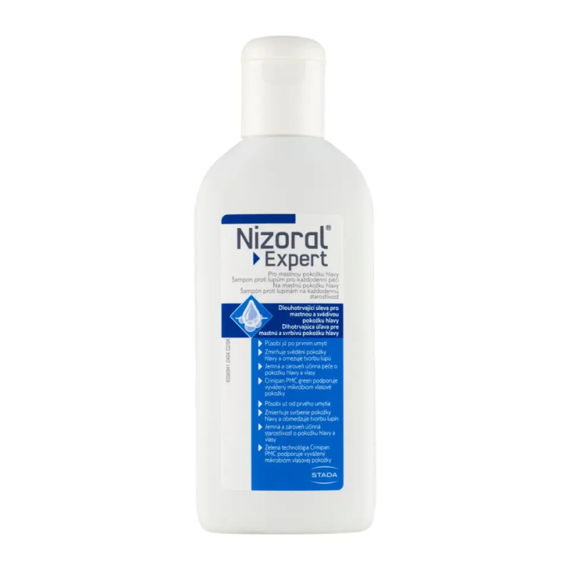 Nizoral Expert jemný čisticí šampon proti mastným lupům 200 ml
