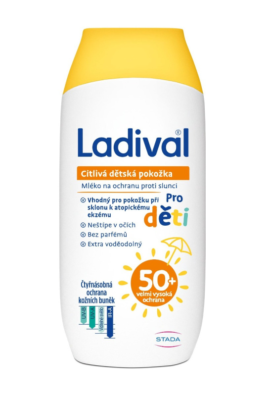LADIVAL Dětské mléko na opalování SPF50+ 200 ml