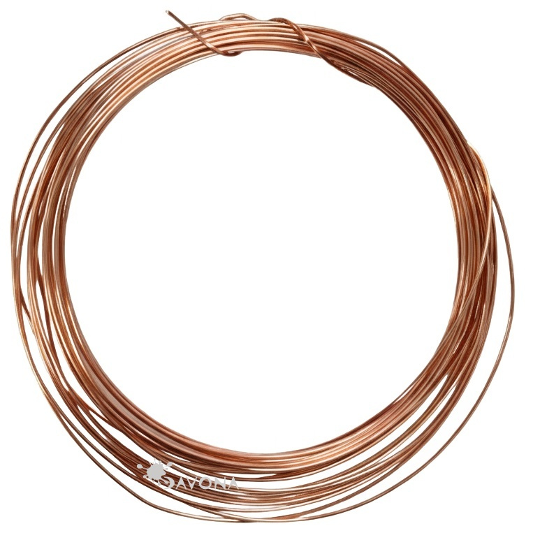 Drátek měděný 1mm×4m - měděný