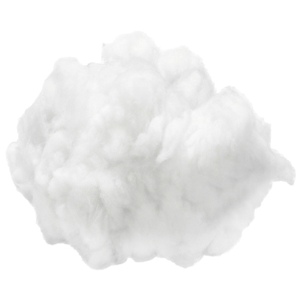 Vatová výplň bílá česaná 50g
