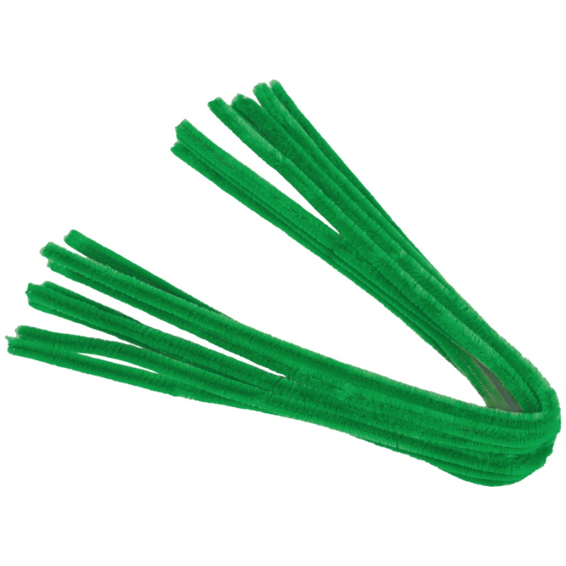 Knorr Prandell Chlupaté modelovací drátky (10ks) - zelené