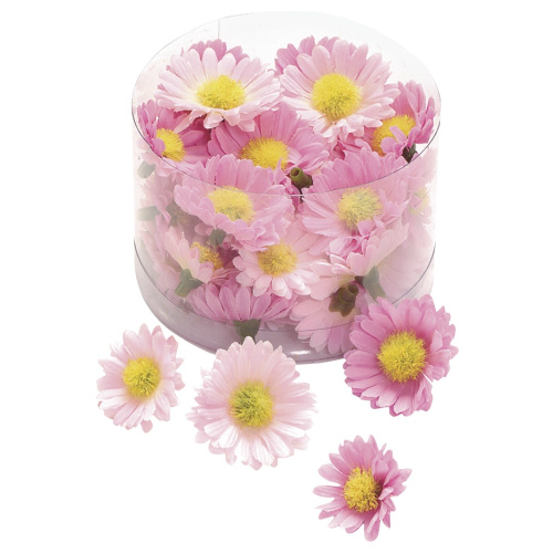 Látkové květy sedmikrásky (39ks)