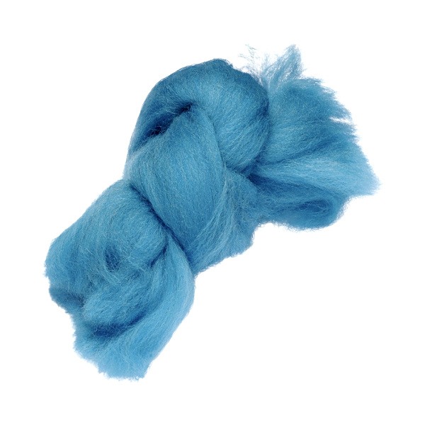 Vlna ovčí 10g modrá