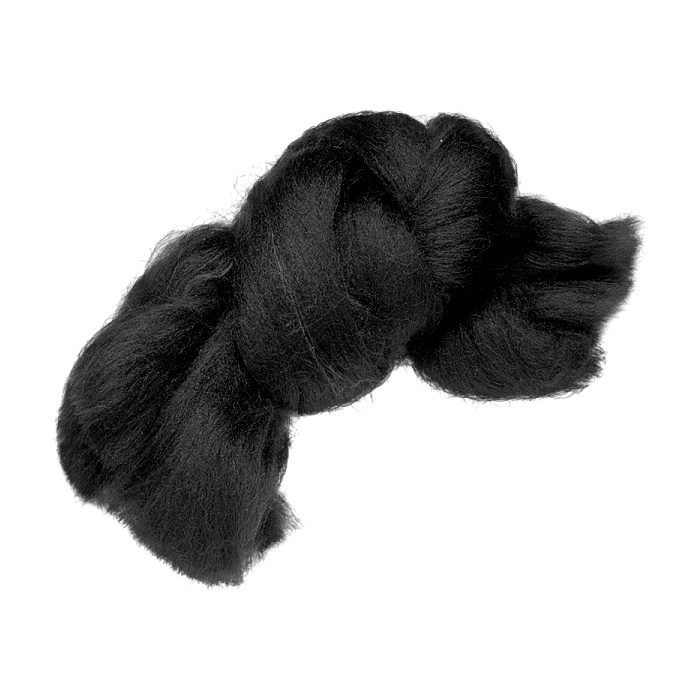Vlna ovčí 10g černá