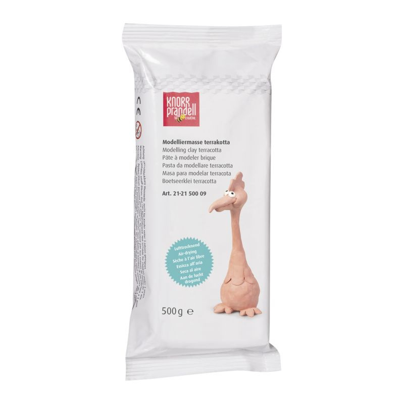 Samotvrdnoucí modelovací hmota terakota 0,5kg