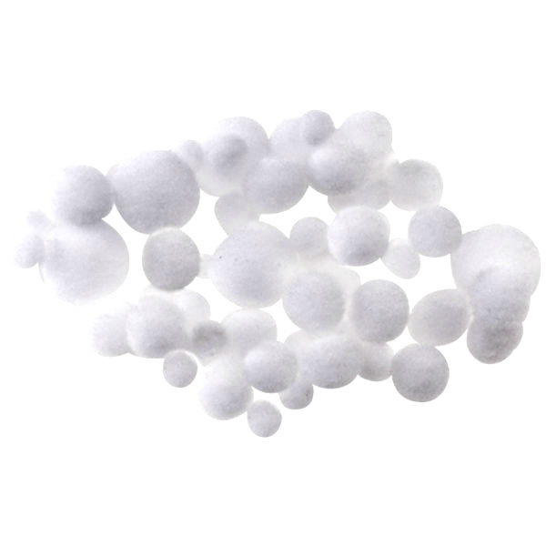 Bambulky bílé 8-20mm (100ks)