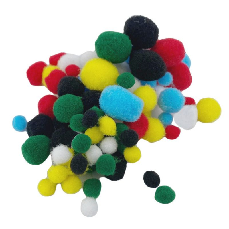 Bambulky mix barev 8-20mm (100ks)