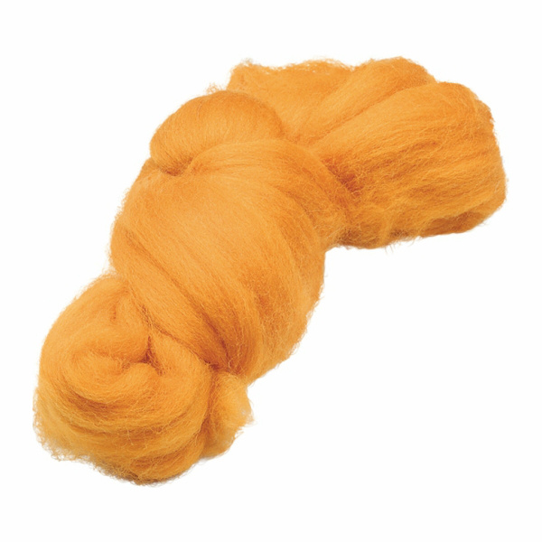 Vlna ovčí 10g žluto oranžová