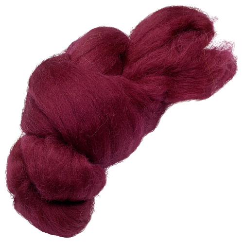 Vlna ovčí 10g bordo