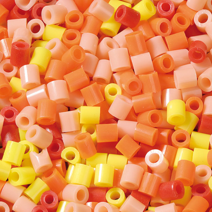 Zažehlovací korálky (2000ks) mix červené