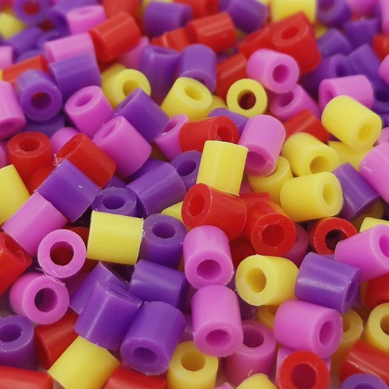 Zažehlovací korálky (2000ks) mix pastelové růžové