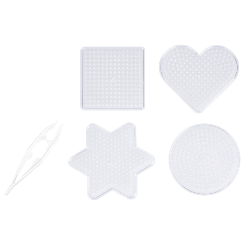 Podložky na zažehlovací korálky sada - základní tvary (4ks)