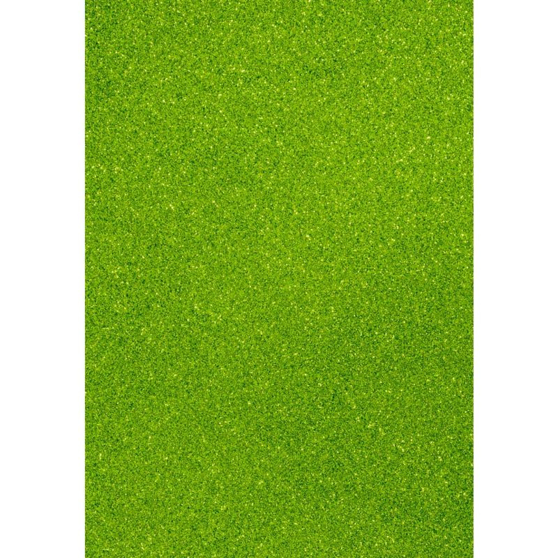 Třpytivý papír A4 limetkový 200g/m2 (1ks)