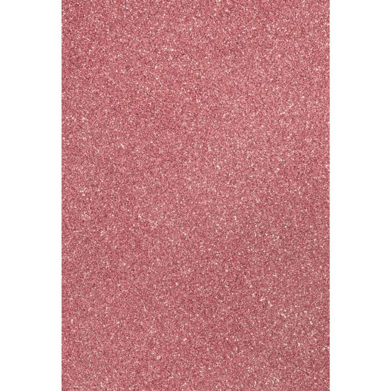 Třpytivý papír A4 starorůžová 200g/m2 (1ks)