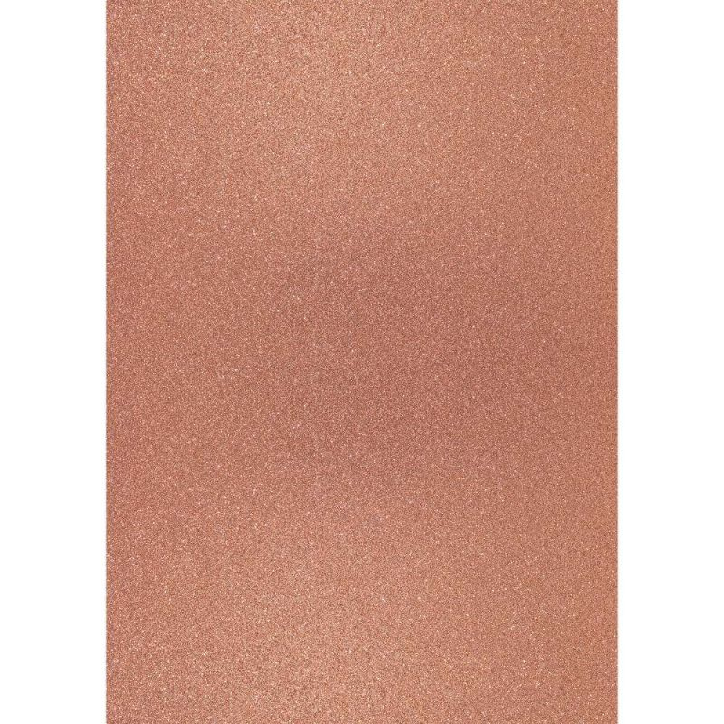 Třpytivý papír A4 meruňková 200g/m2 (1ks)