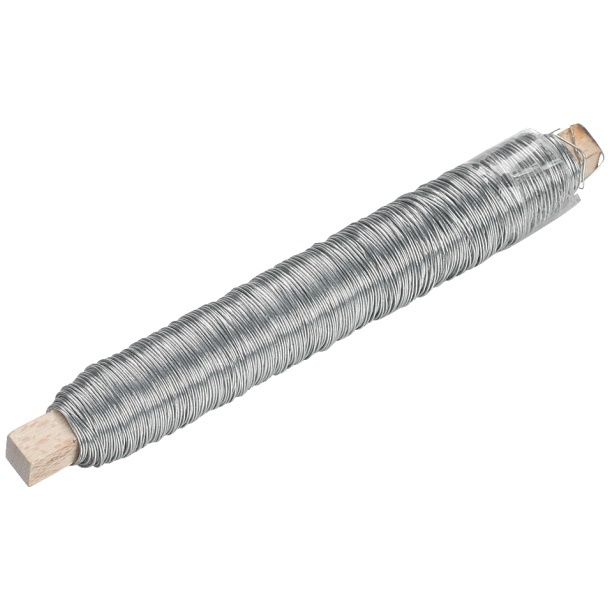 Drát vázací 0,50mm×50m - stříbrný