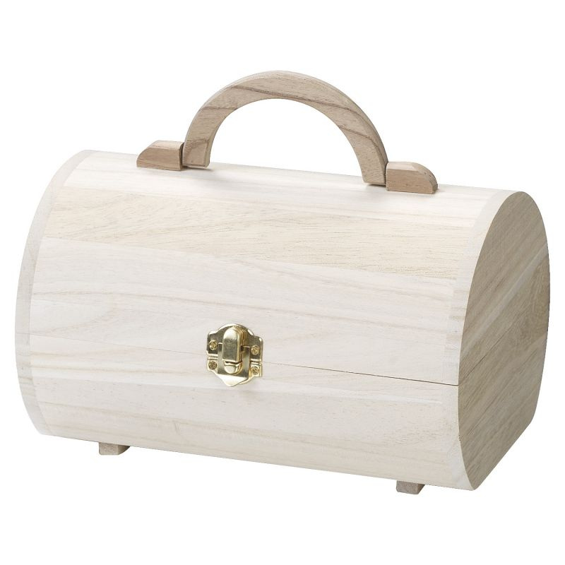 Dřevěná truhlička 21x15,5x14cm