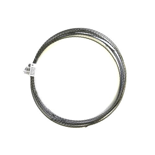 Kruh kovový (10ks) vroubkovaný nelakovaný průměr 25cm