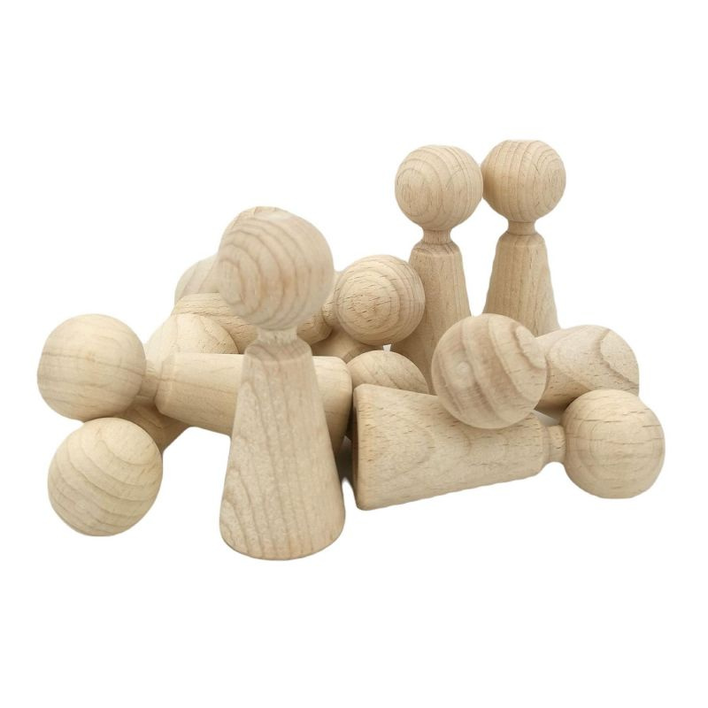 Dřevěné figurky 70mm (10ks)