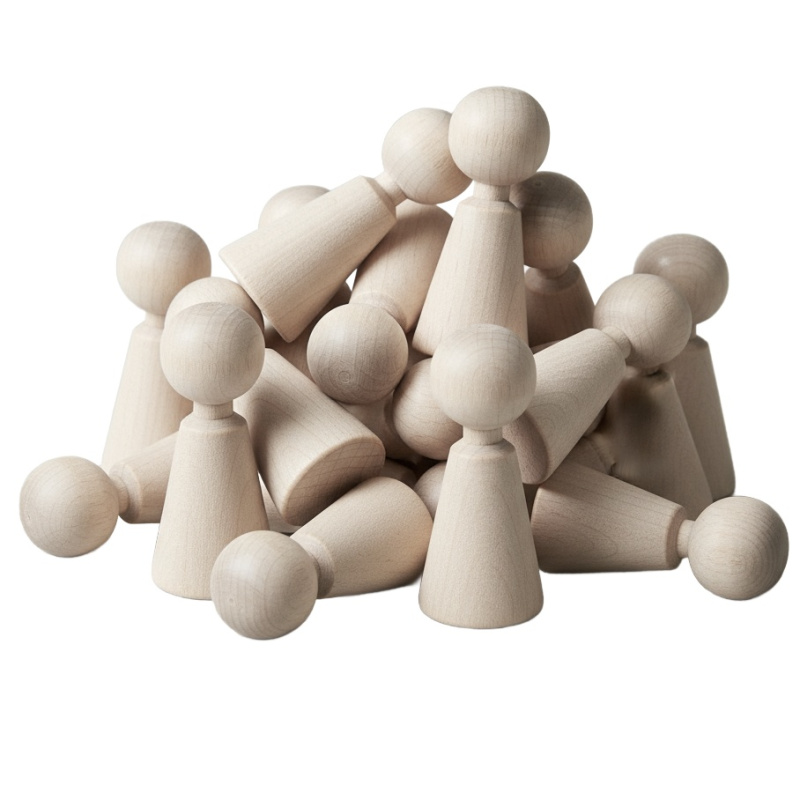 Knorr Prandell Dřevěné figurky 60mm (25ks)