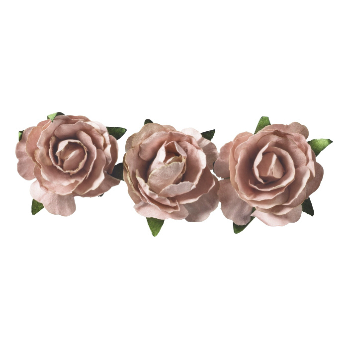 Papírové růžičky samolepicí Knorr prandell - starorůžové (12ks)