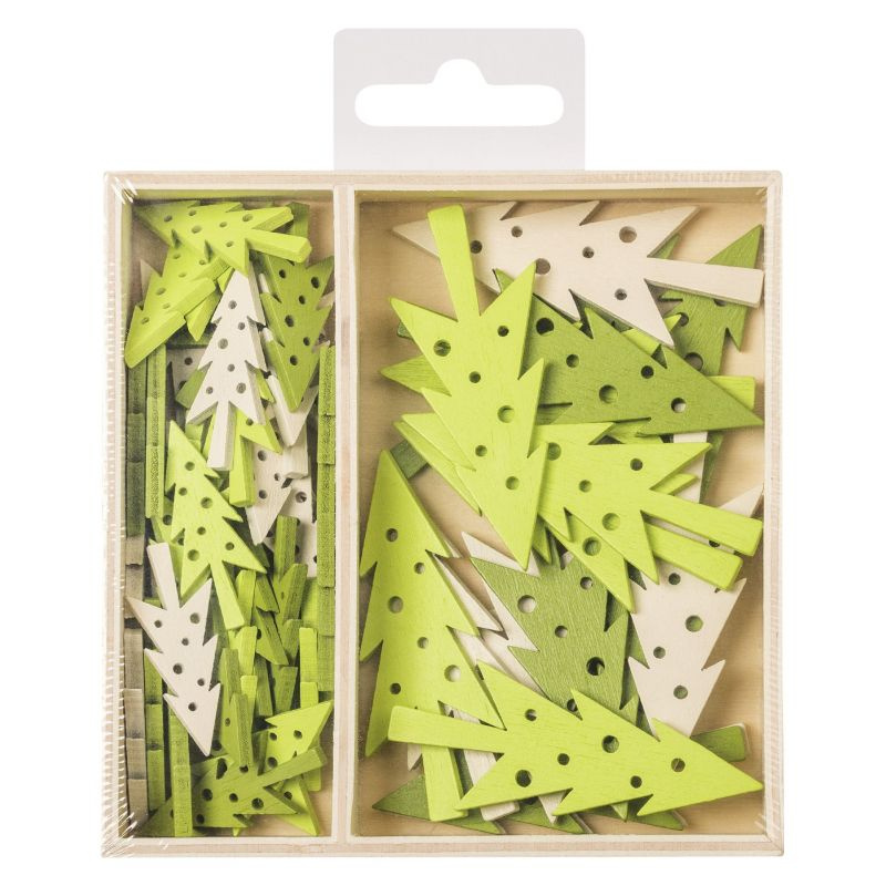 Heyda Dřevěné ozdoby v boxu - stromky DAVER, spol. s r.o.