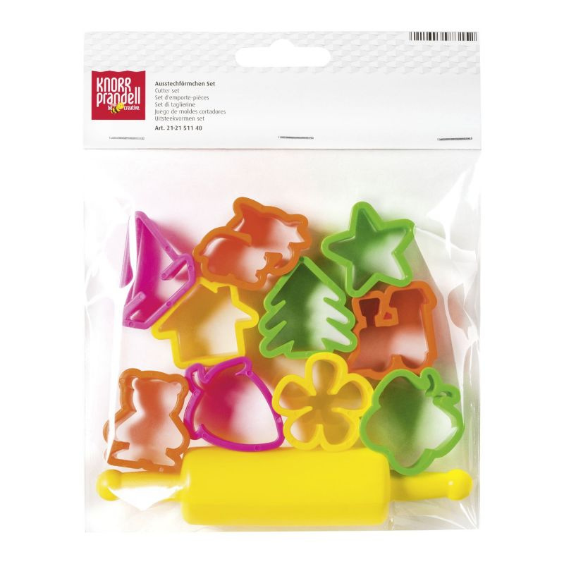 Vykrajovátka plastová (11ks) tvary